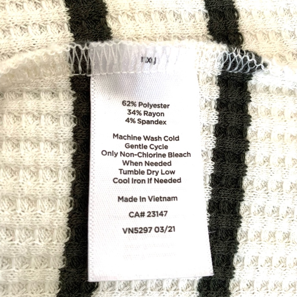 Talbots Raglan Waffle-Knit Cowl Neck - Picture 3 of 3